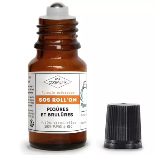 Blend roll on SOS Bites and burns