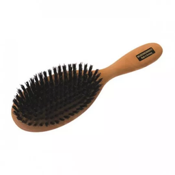 [I981] Oval pearwood hairbrush