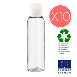 [RS666] 10 empty 100 ml bottles with service cap